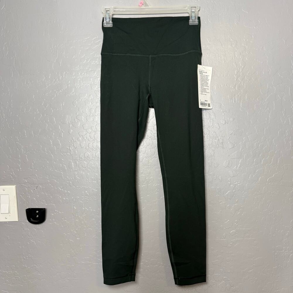 Lululemon Wunder Train HR Tight 25", Green, 6